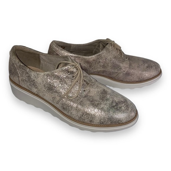 NEW Clarks Collection Women's Sharon Crystal Oxford Shoes Size 8.5 - Picture 4 of 6